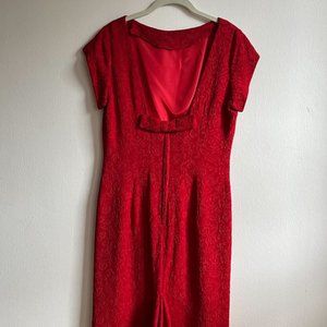 VINTAGE red party dress!